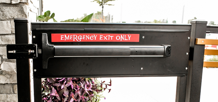 emergency push bar installation in Aliso Viejo